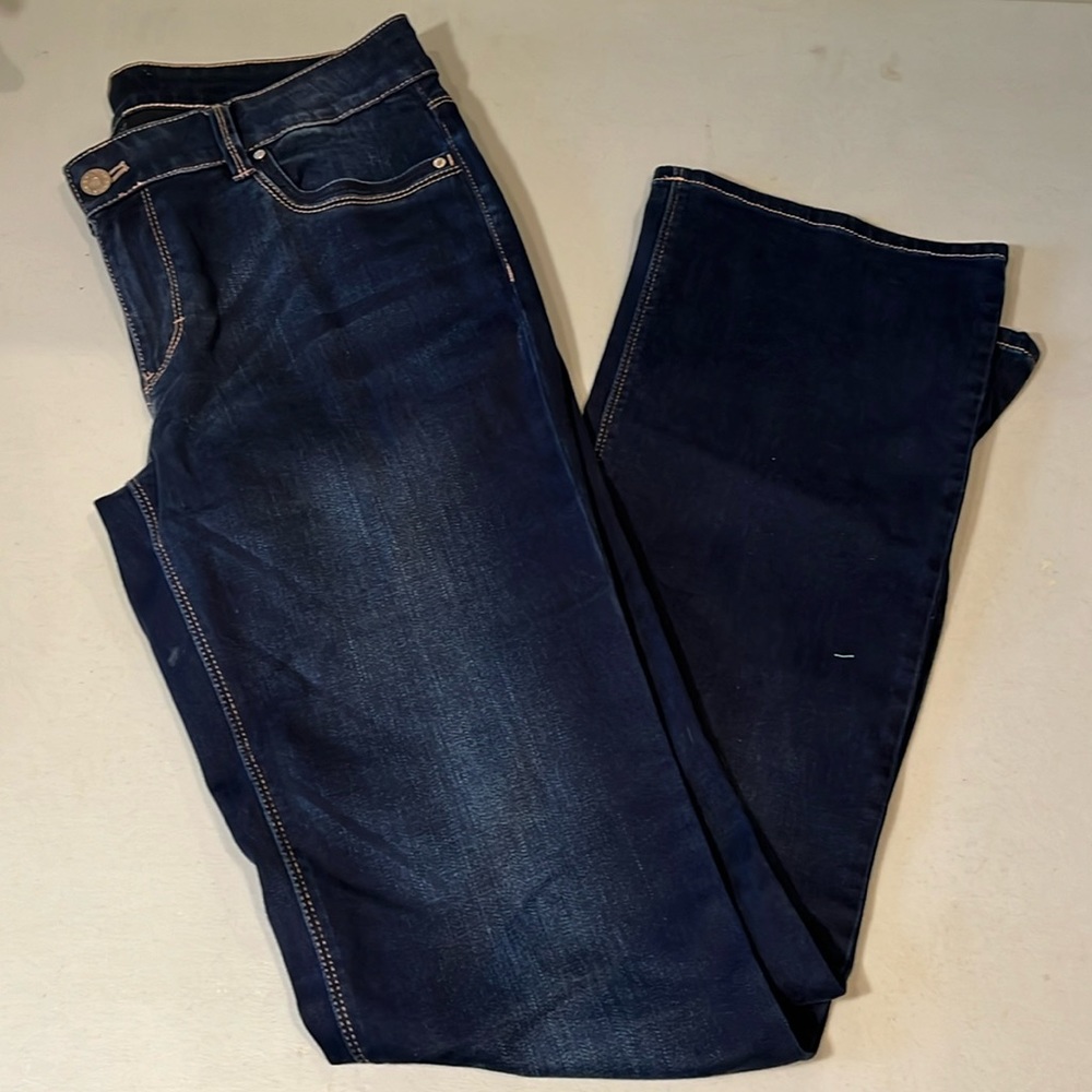 White House Black Market Blue Jeans Boot or Flared Cut “Most Likely” Size 10